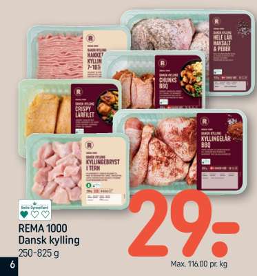 REMA 1000 dansk kylling