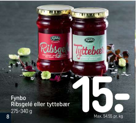 Fynbo Ribsgelé eller tyttebær