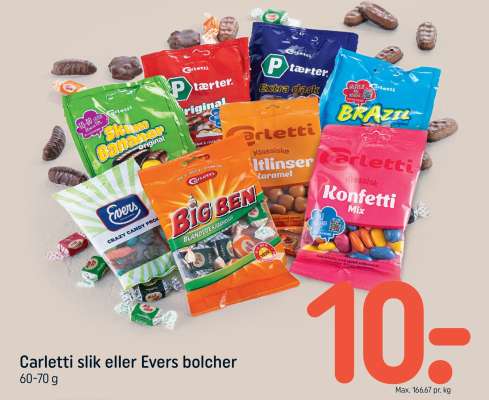 Carletti slik eller Evers bolcher