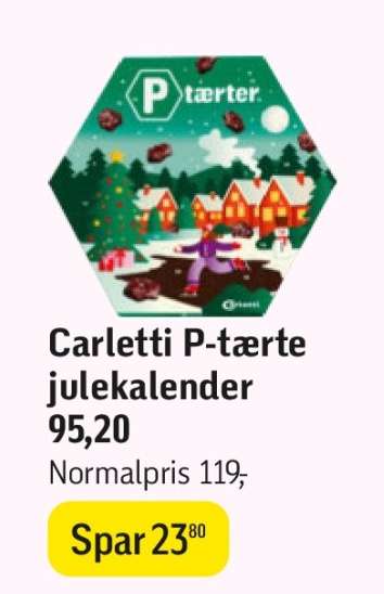 Carletti P-tærte julekalender