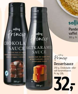 salling Princip Dessertsauce
