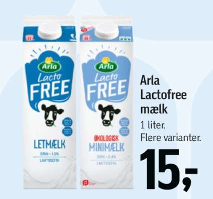 Arla Lactofree mælk