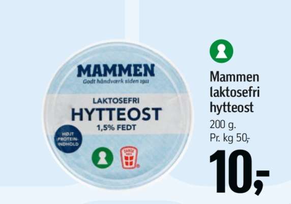 Mammen laktosefri hytteost