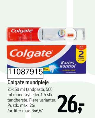 Colgate mundpleje