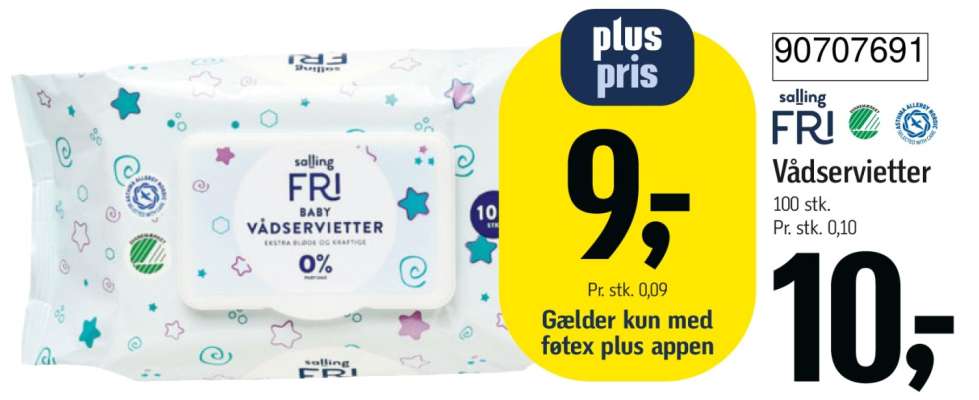salling FRI Vådservietter
