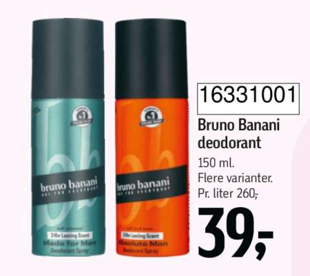 Bruno Banani deodorant