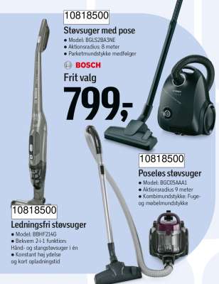 Bosch Støvsuger med pose