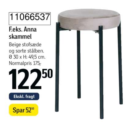 F.eks. Anna skammel