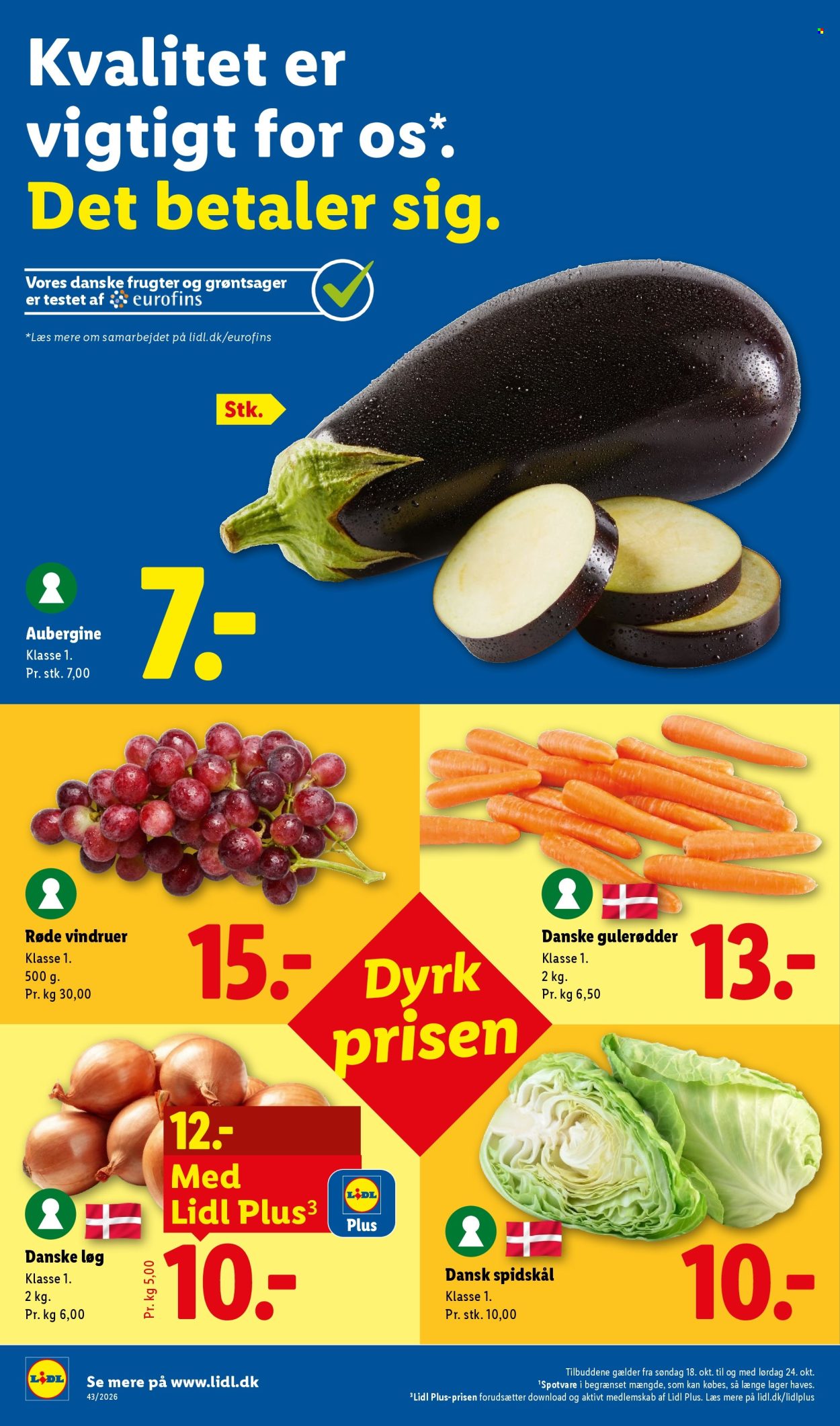 Lidl tilbudsavis  - 18.10.2026 - 24.10.2026. Side 2. Side 2