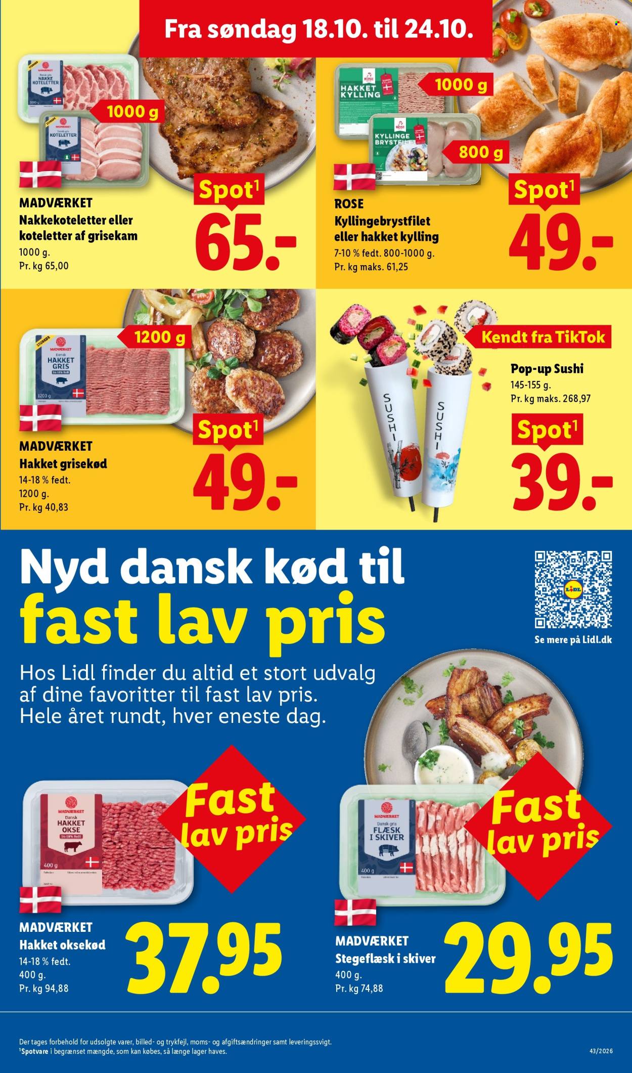 Lidl tilbudsavis  - 18.10.2026 - 24.10.2026. Side 4. Side 4