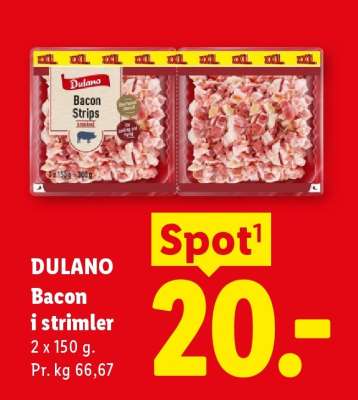 DULANO Bacon i strimler