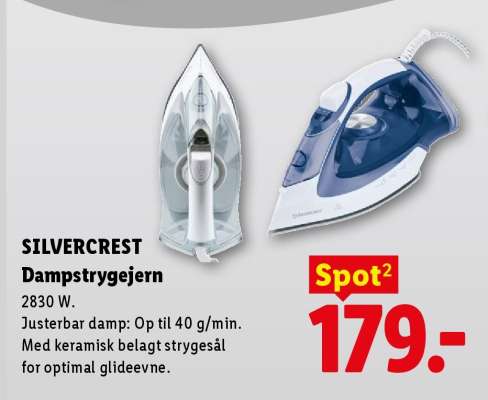 SILVERCREST Dampstrygejern
