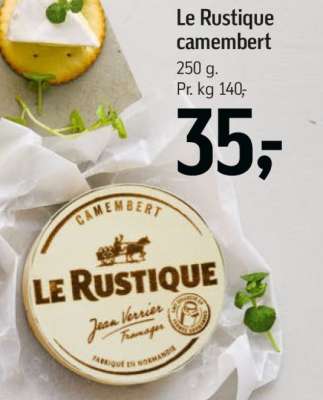 Le Rustique camembert
