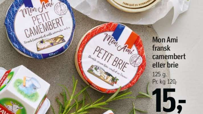 Mon Ami fransk camembert eller brie