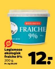 Løgismose økologisk fraiche 9%