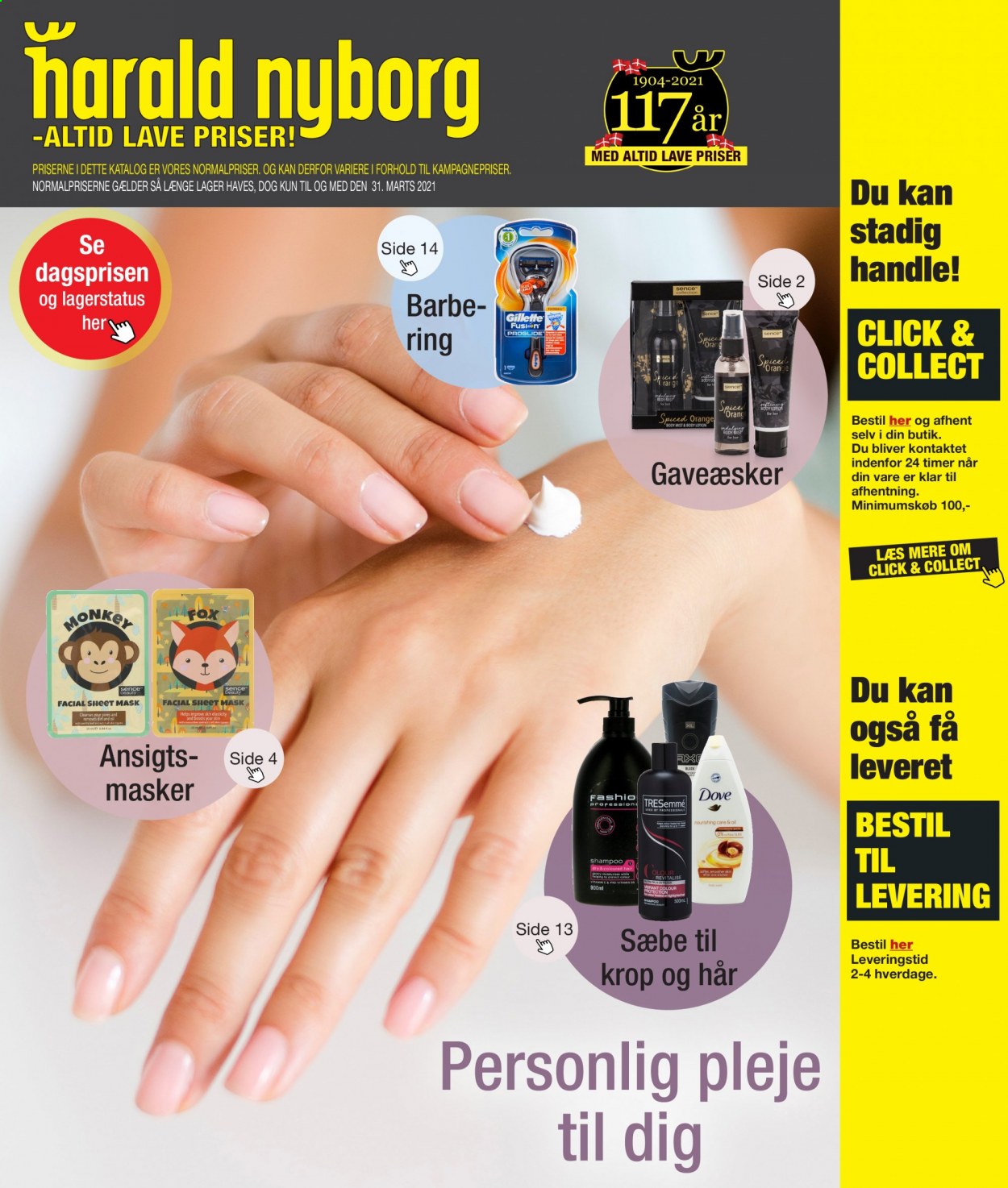 Harald Nyborg tilbudsavis  - 22.01.2021 - 31.03.2021. Side 1.